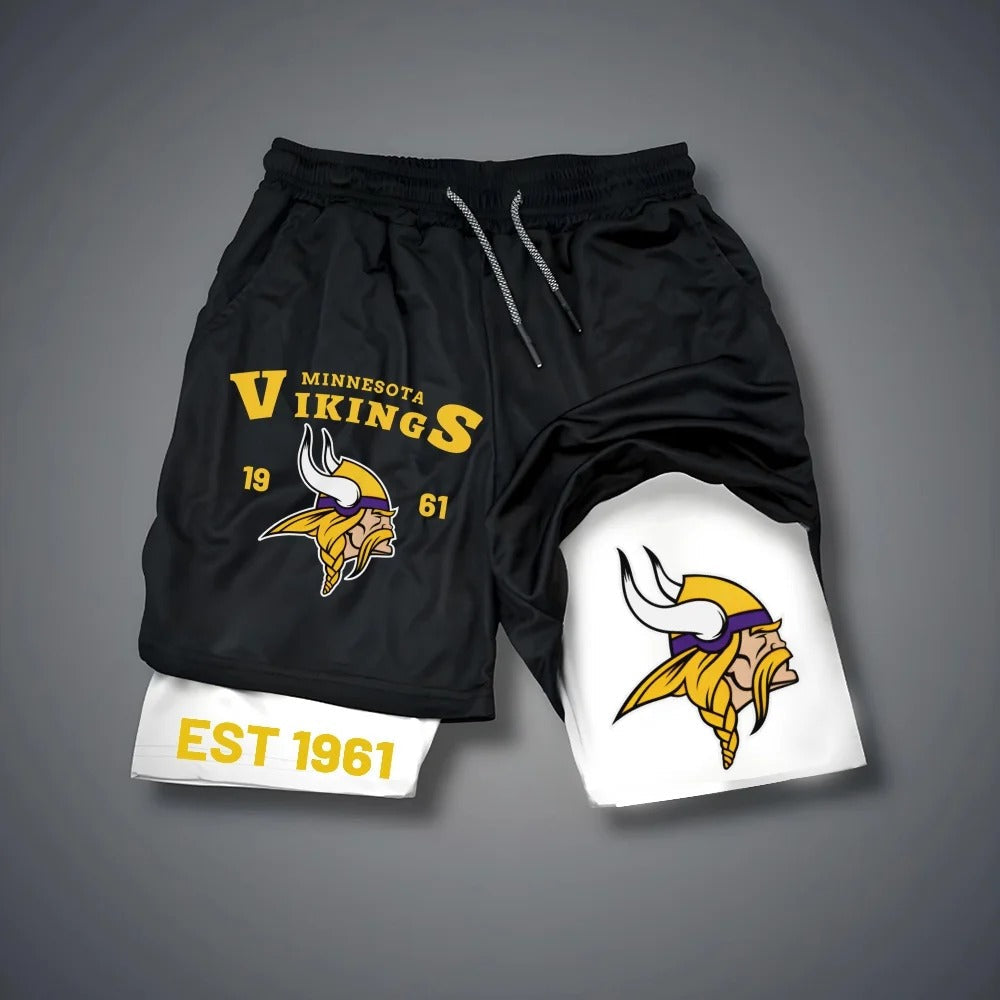 PREMIUM NFL X MIN Multicolored Pure GYM Shorts NDT NHM