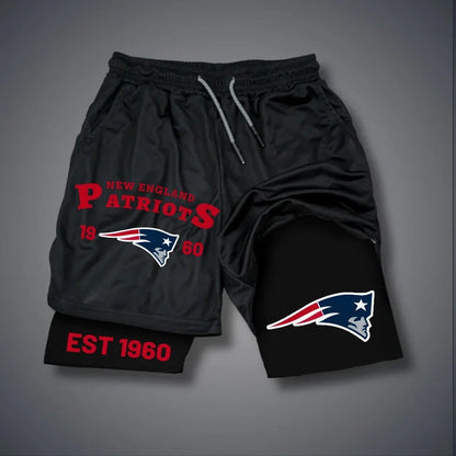 PREMIUM NFL X NE Multicolored Pure GYM Shorts NDT NHM
