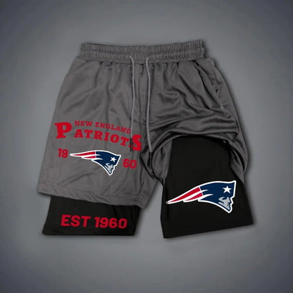 PREMIUM NFL X NE Multicolored Pure GYM Shorts NDT NHM