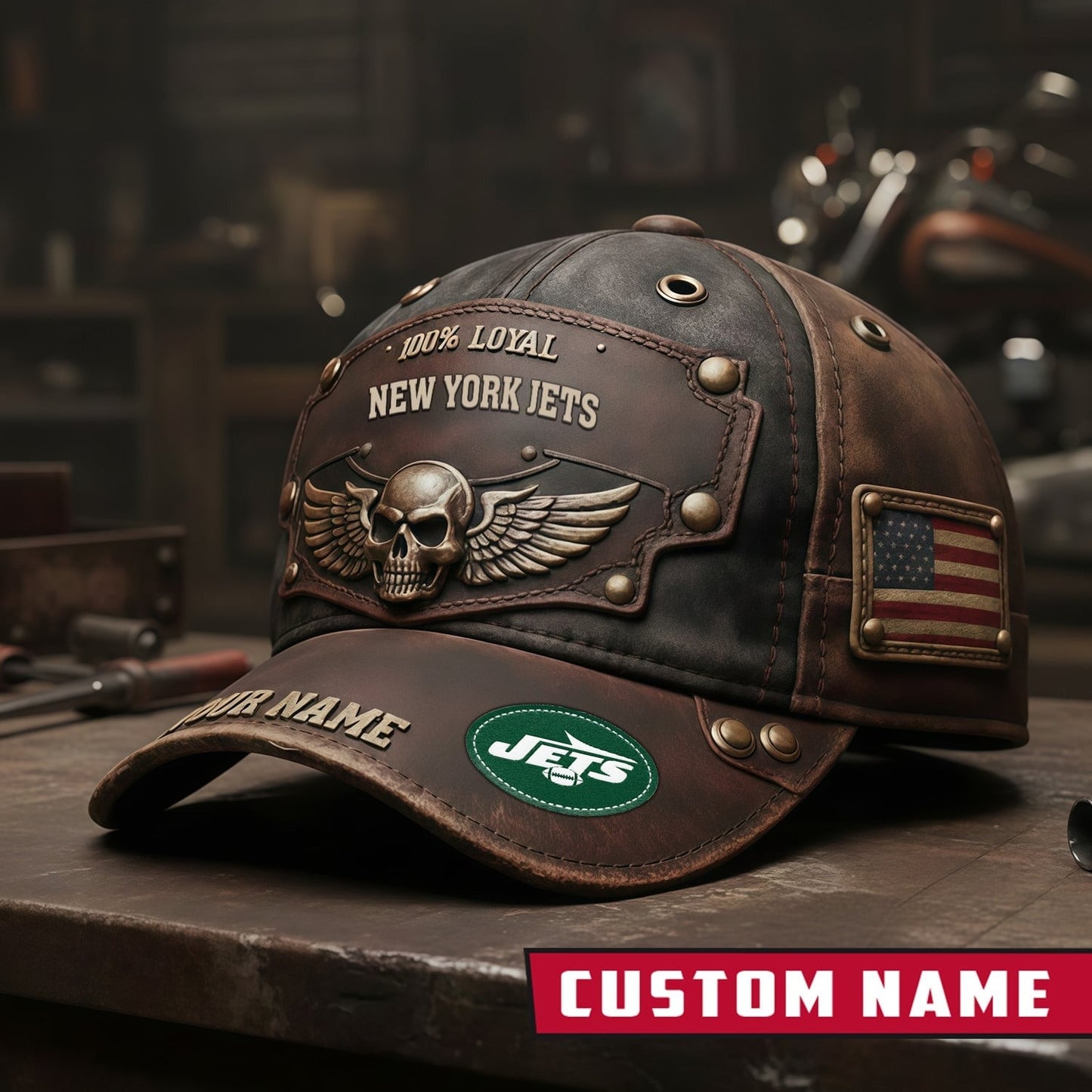 Premium NFL X NYJ Harley-Davi Vintage Cap NDT NHM
