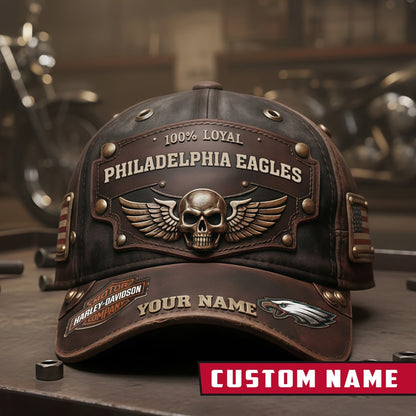 Premium NFL X PHI Harley-Davi Vintage Cap NDT NHM