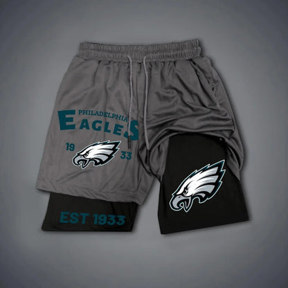 PREMIUM NFL X PHI Multicolored Pure GYM Shorts NDT NHM