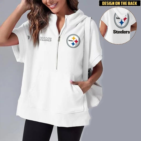 PREMIUM NFL X PS Short Sleeve Hooded Sweatshirt NDT LVH
