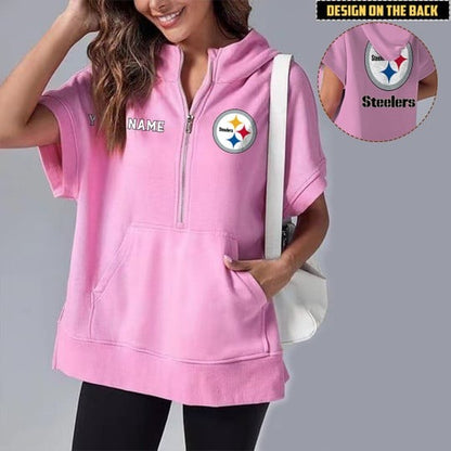 PREMIUM NFL X PS Short Sleeve Hooded Sweatshirt NDT LVH