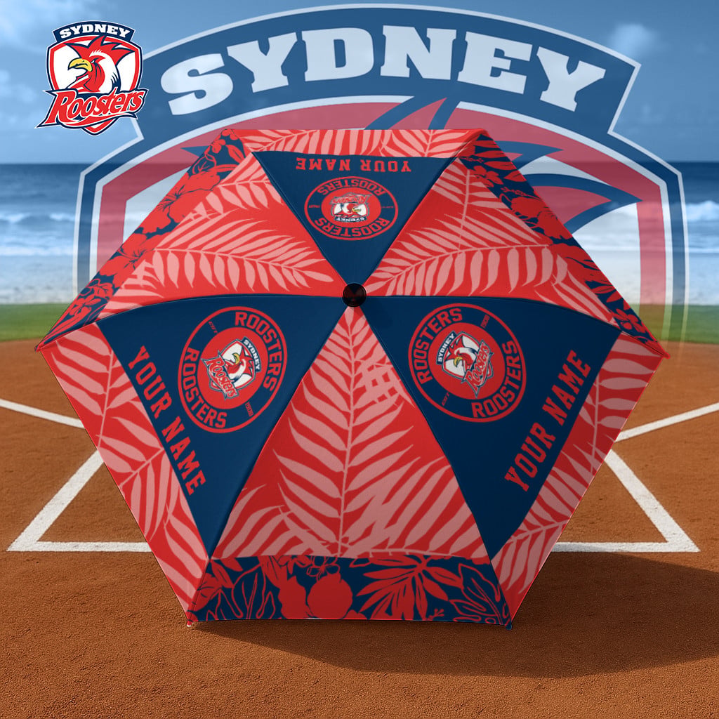 PREMIUM NRL  X SR Umbrella Custom Name Gifts For Fans - Limited Edition NDT LVH