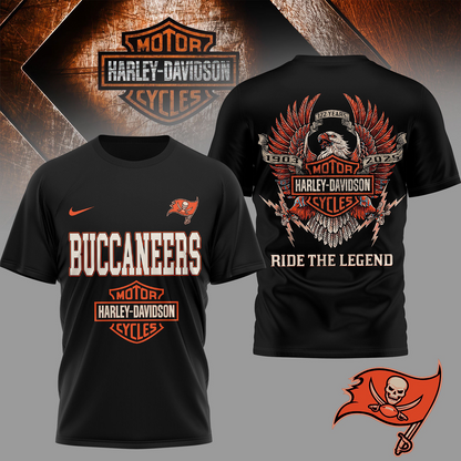 TB Premium NFL 122 Year Harley Davidson 3D Shirt 2603 DatND DVT